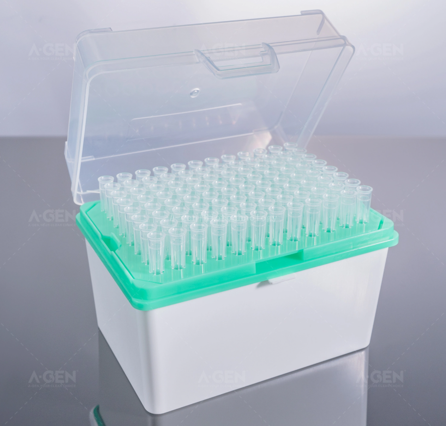 160μL/200μL 凝膠點樣移液器吸頭 濾芯吸頭 盒裝 滅菌